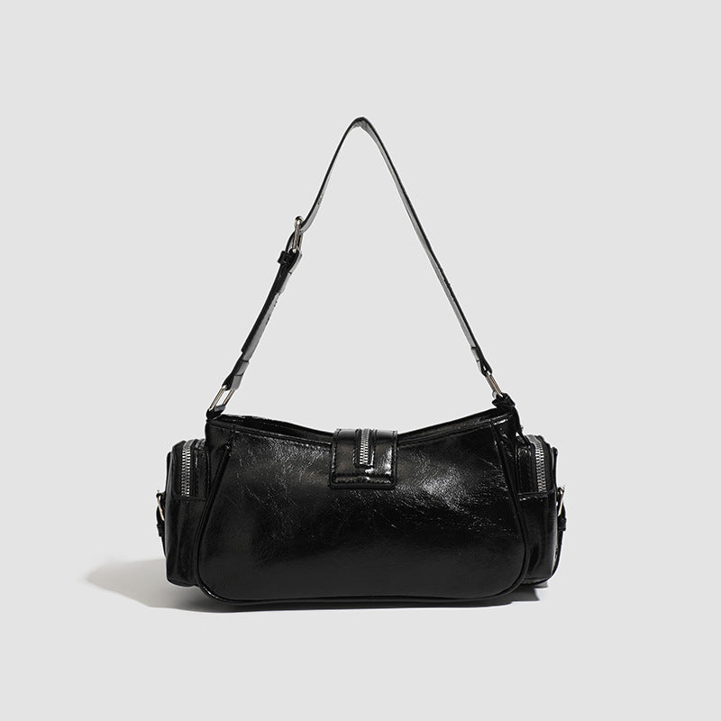 Women's Locomotive Punk Rivet Style Underarm Retro Women's Messenger Bag