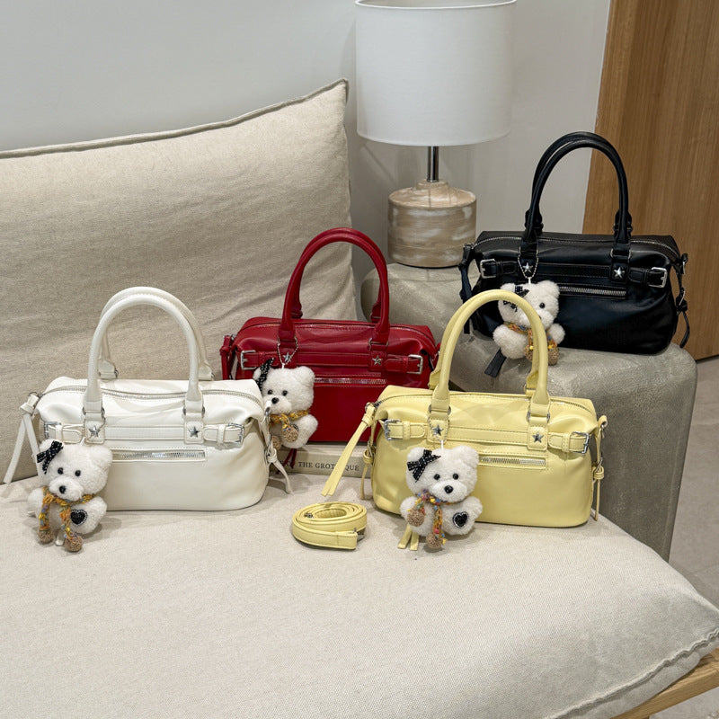 Women's Fashion Haulage Motor Style Portable Super Popular Niche Women's Handbag