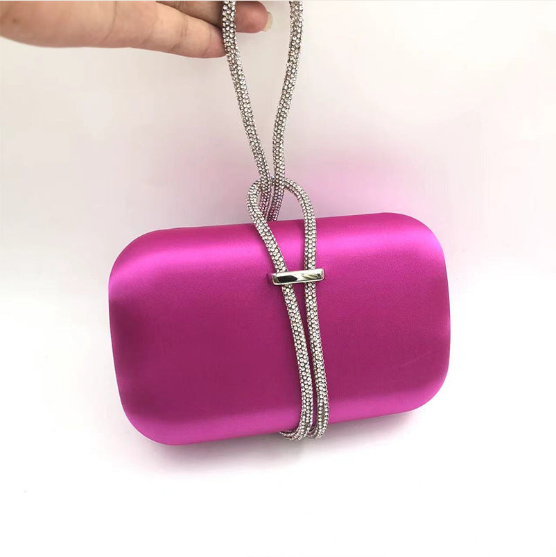 Women's Veet Iron Box Dinner Bridesmaid Dress Garment Female Bucket Bag
