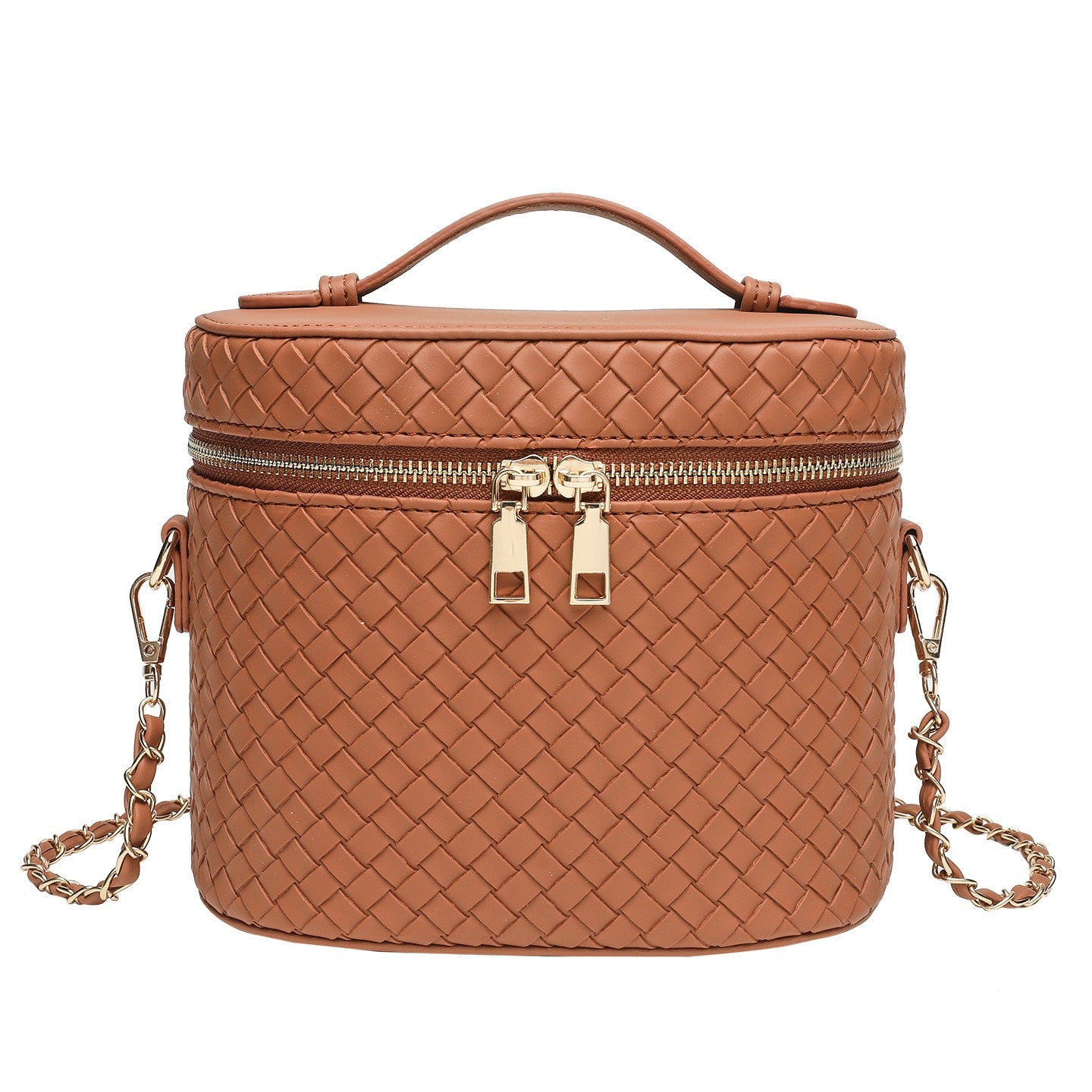 Woven Box Layered Large Capacity Out Cosmetics Bags