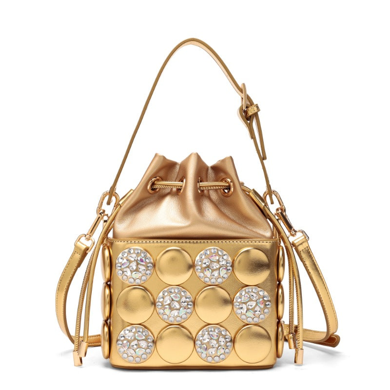 Casual Women's Rhinestone Dot Fashion Mobile Women's Messenger Bag