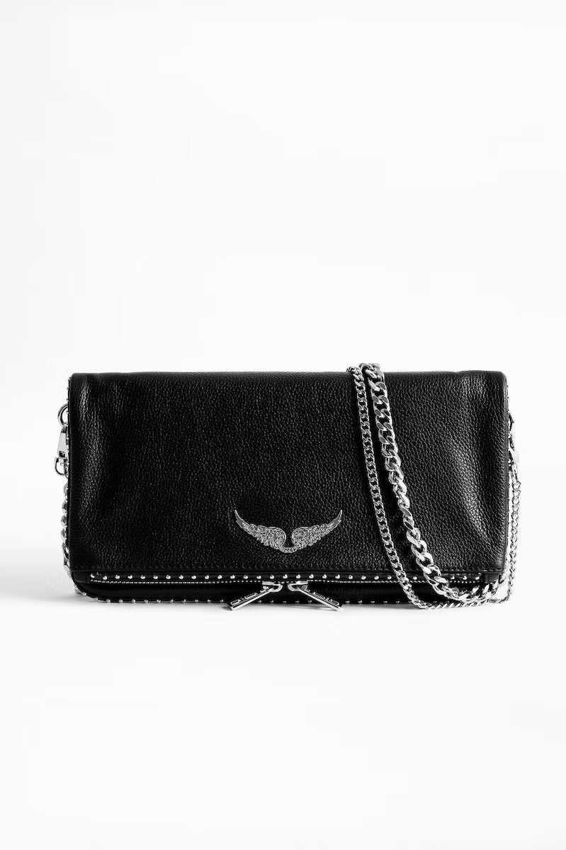 Women's French Fashion Diamond Wings Chain Envelope Shoulder Bags