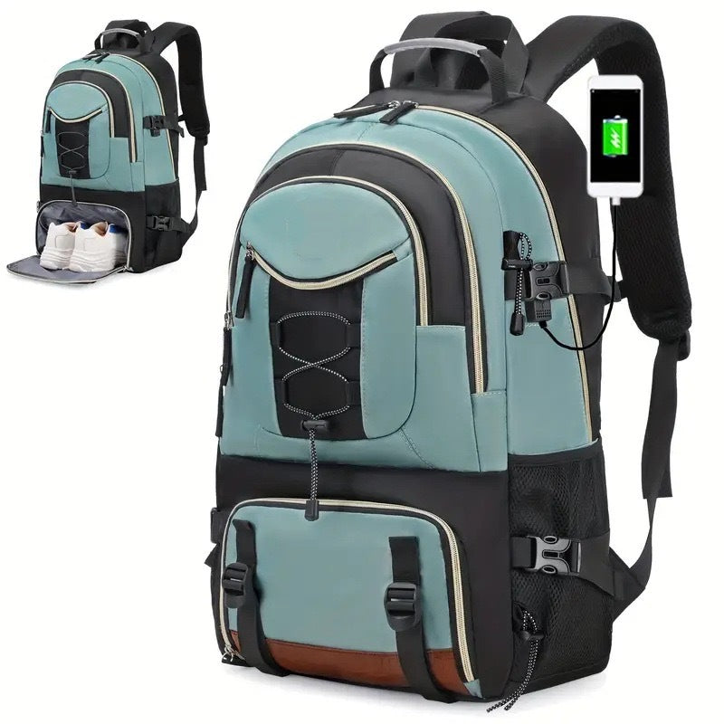 Good-looking Large Capacity High Sense Hiking Oxford Leisure Backpack