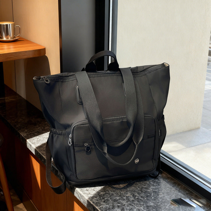 Large Capacity Versatile Scalable Korean Style Women's Backpack