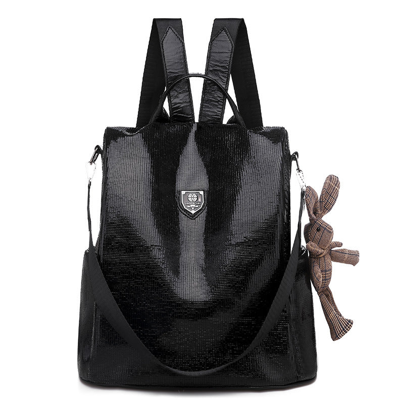 Women's Sequin Fashion Trend Korean Style High Leisure Backpack