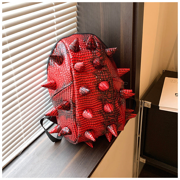 Women's & Men's Korean Chic Unique Funny Hedgehog Popular Leisure Backpack