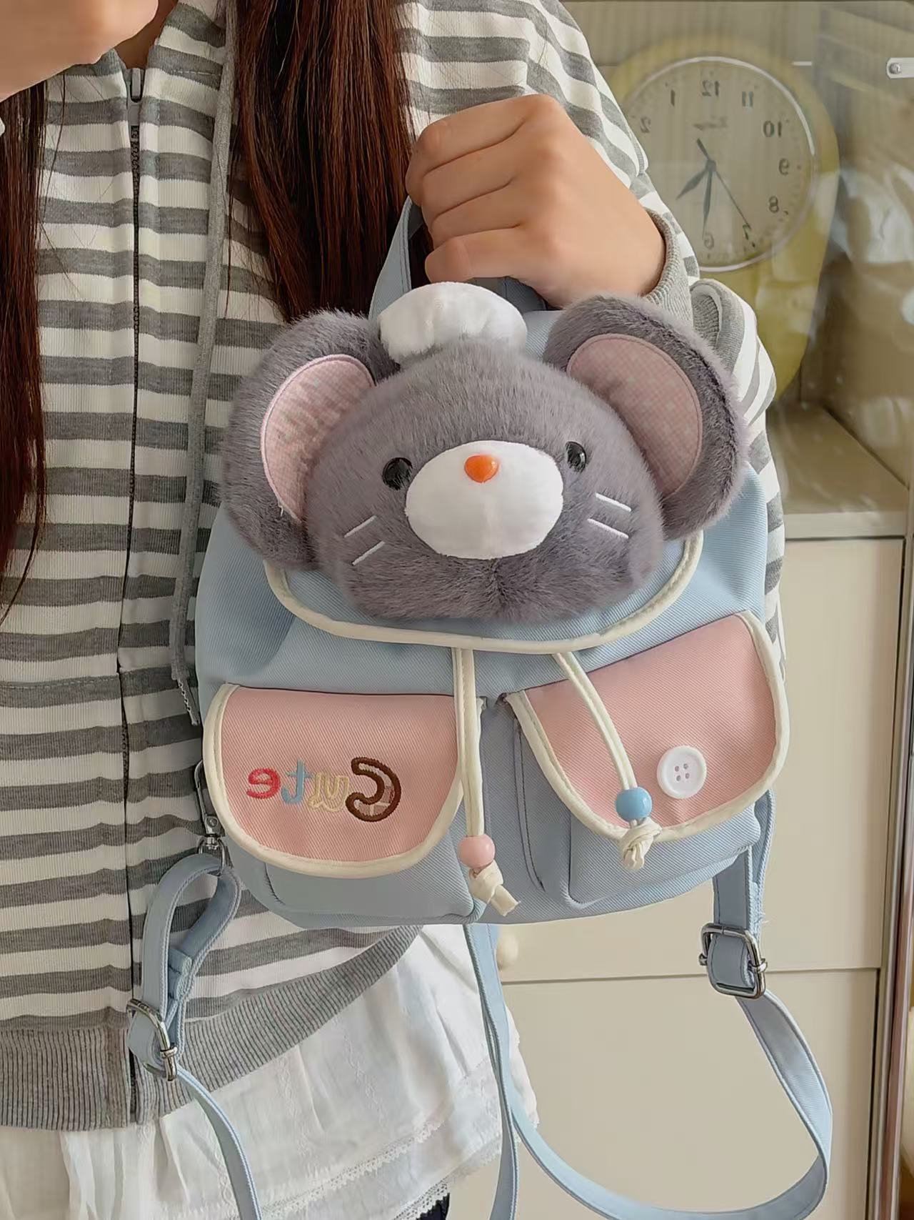 Cute Plush Doll Good-looking Cartoon Commuting Bags
