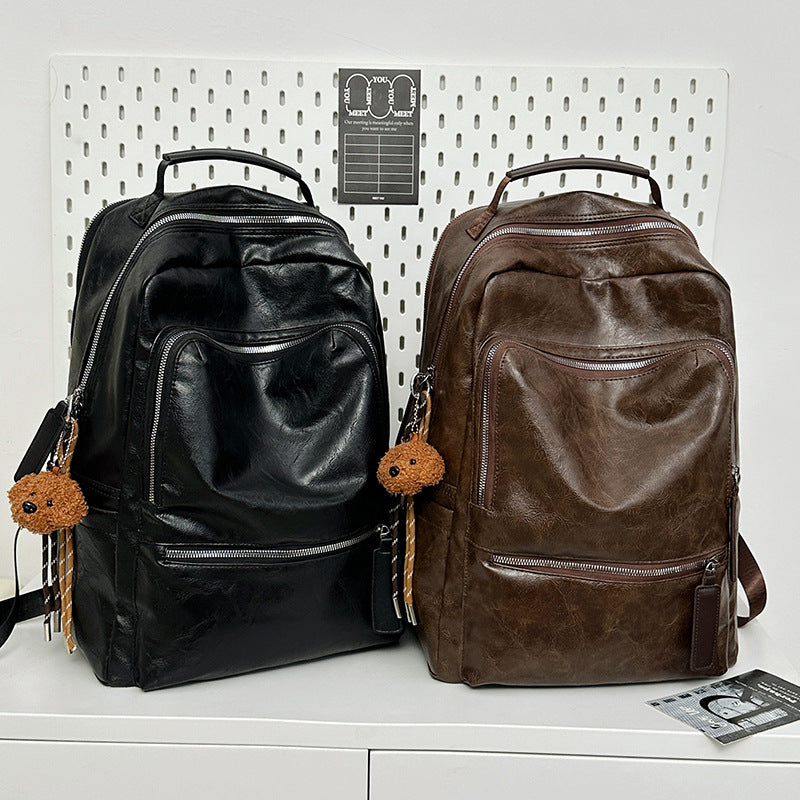 Men's Vintage Computer Large Capacity Book Cover Business Backpack