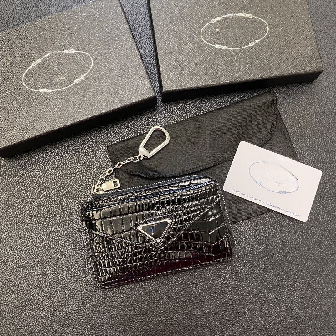Advanced Fashion Classic Hook Letter Zipper Storage Card Pack Card Sleeve