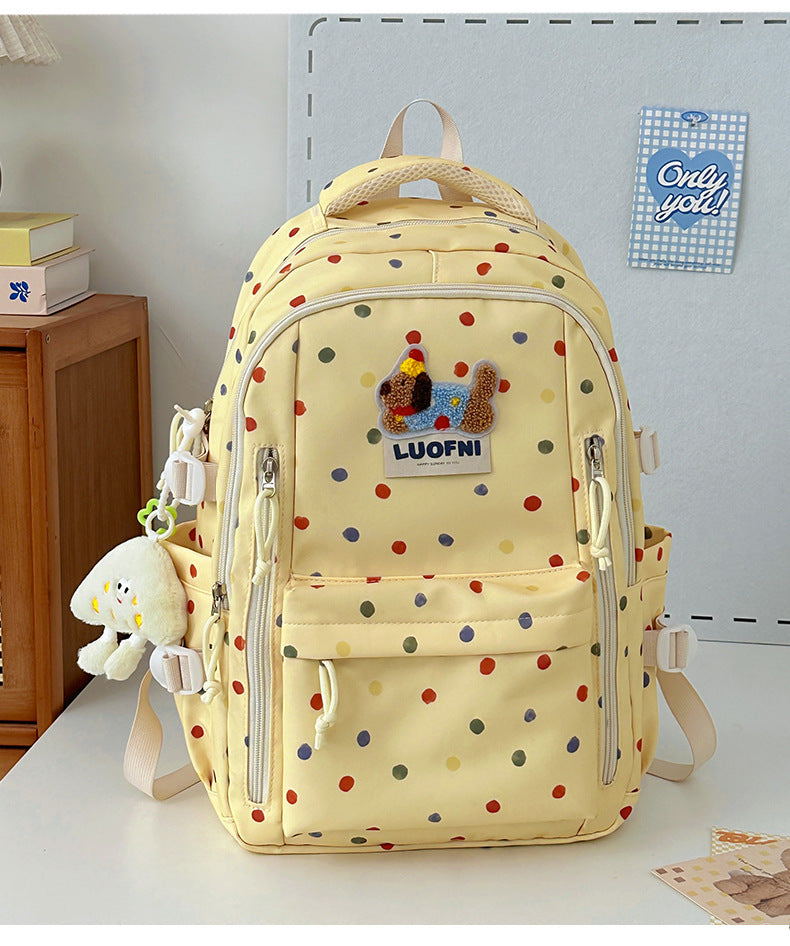 Cute Good-looking Dopamine Fashion Sweet Fresh Lightweight Backpacks
