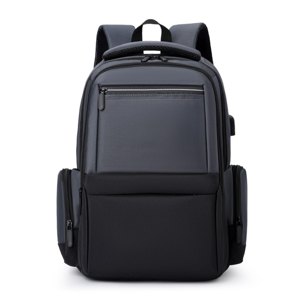Men's Fashion Simple Business Large Capacity Computer Leisure Backpack