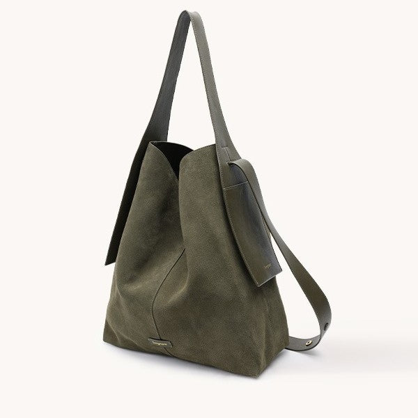 Comfortable Durable Classic Loose Suede Commuter Shoulder Bags