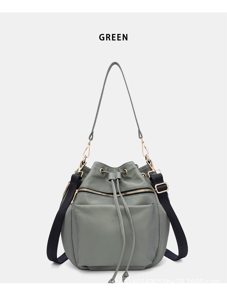 Women's Waterproof Nylon Lucky Simple Commuter Large Capacity Women's Shoulder Bag