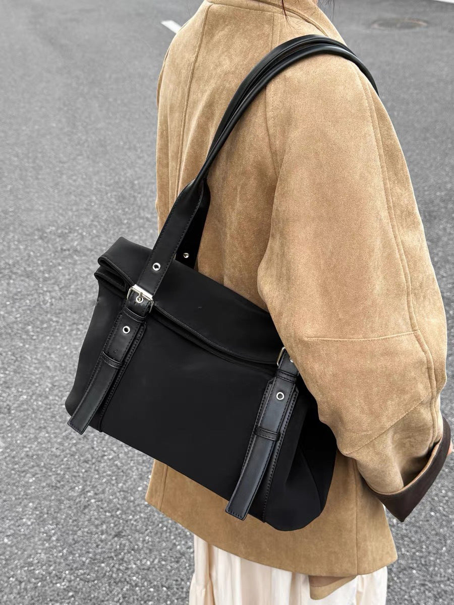 Women's Affordable Luxury Fashion Versatile High Quality Commuter Underarm Minority Stitching Bags