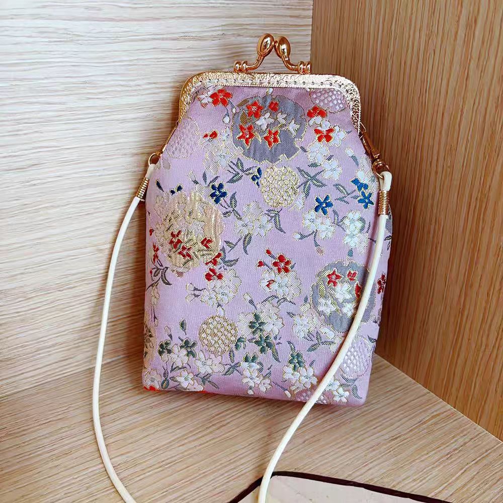 Women's Handmade Chinese Style Cheongsam Skirt Vintage Change Frame Purses