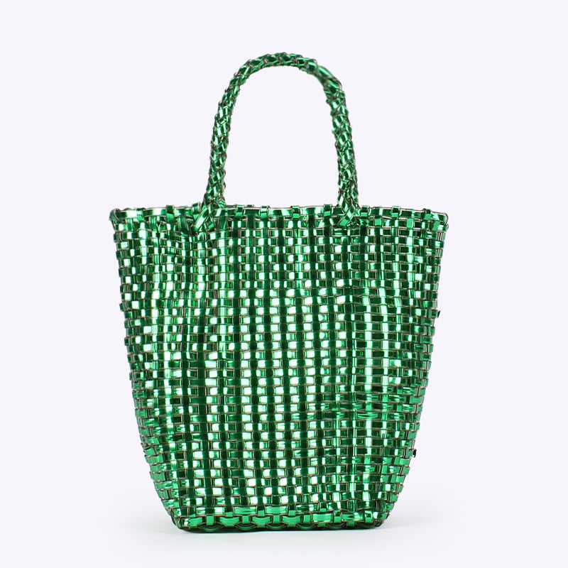 Simple Plastic Woven Daily Leisure Seaside Vacation Bags