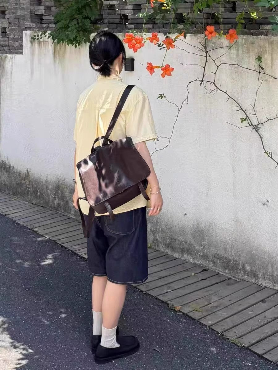 Retro College Style High-grade Versatile Class Backpacks