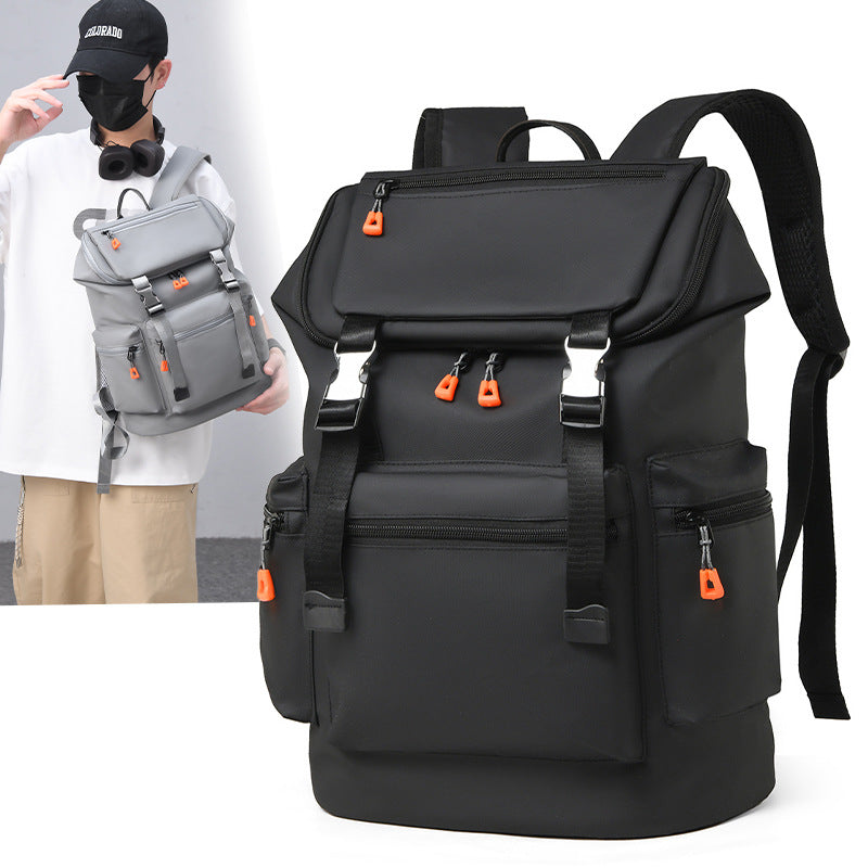 Men's Large Capacity Portable Leisure Solid Color Bags