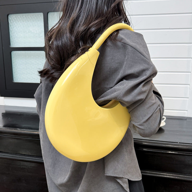 Popular Creative Gel Super Fashion Solid Underarm Bag