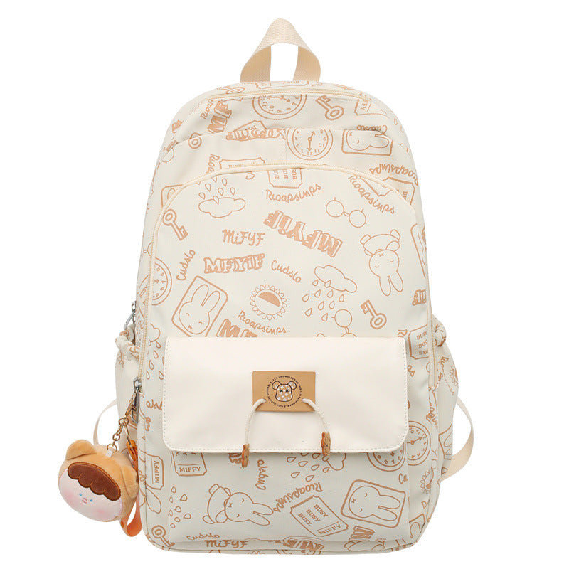 Large Capacity Early High Mori Style Fresh Leisure Backpack