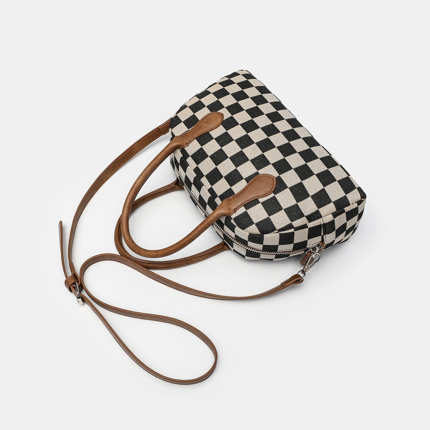 Women's Trendy Shell Chessboard Simple Dumpling Women's Handbag