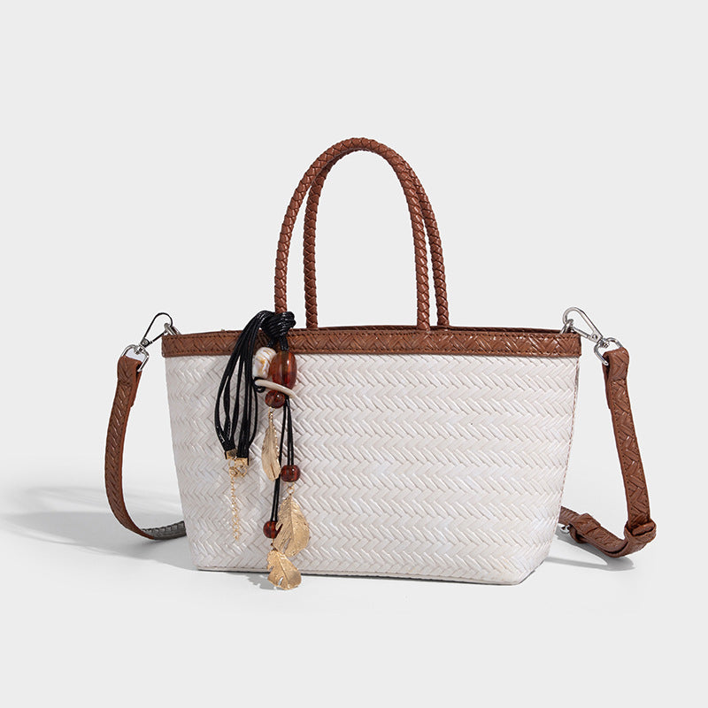 Charming Women's High-grade Knitting Fashionable Commuter Bags