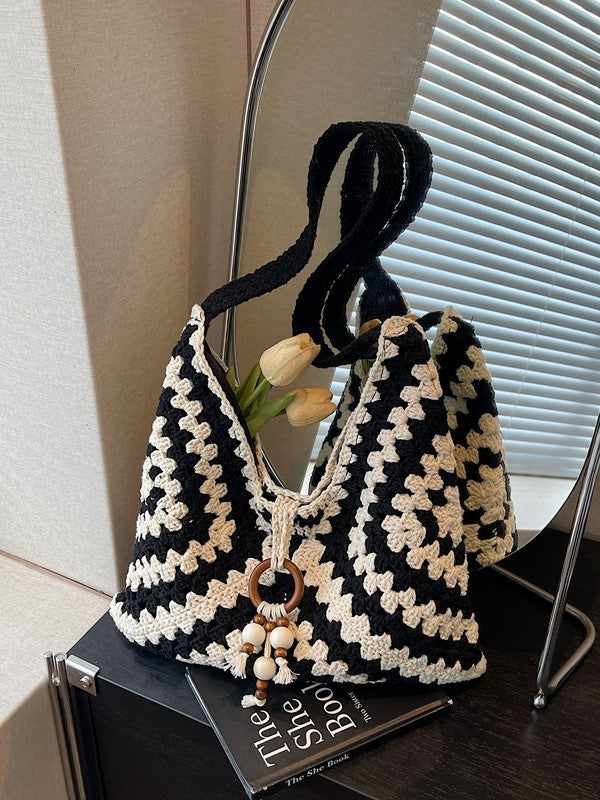 Bohemian Ethnic Style Cotton Thread Woven Female Bags