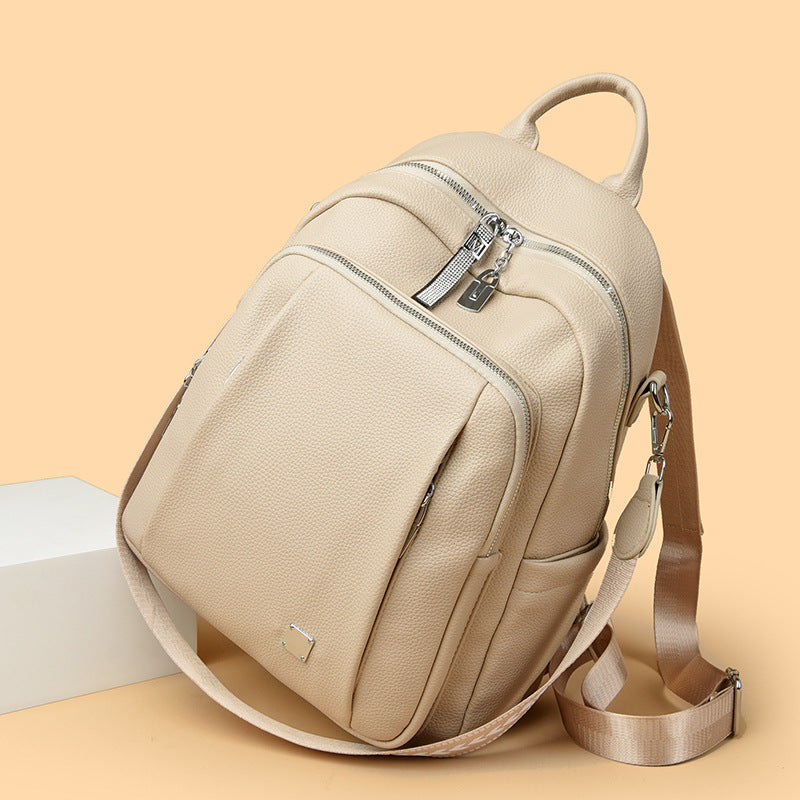 Women's Fashion Matching Simple Large Capacity Lightweight Backpacks
