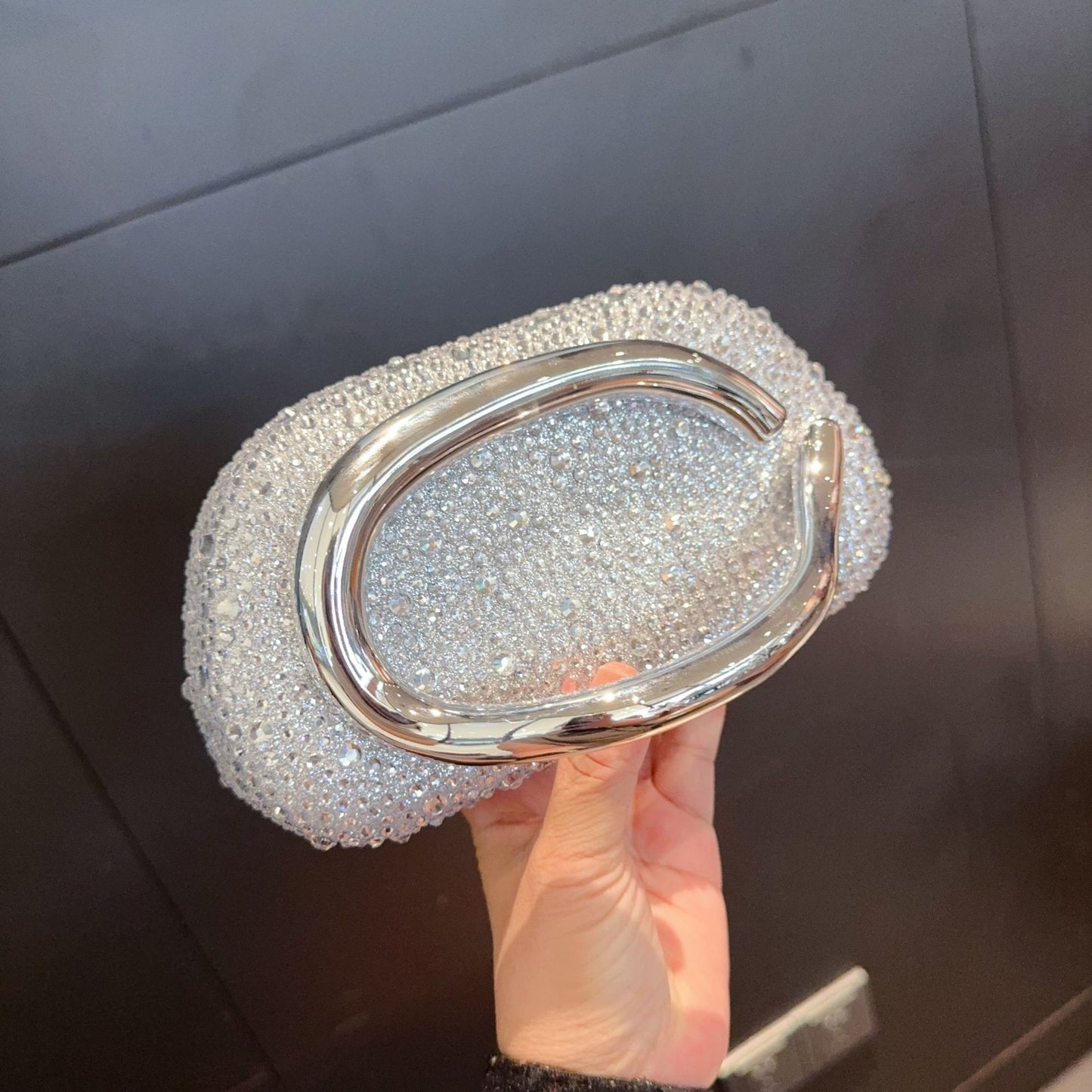 Women's Box Hand Holding Dinner Fashion Diamond Acrylic Women's Handbag