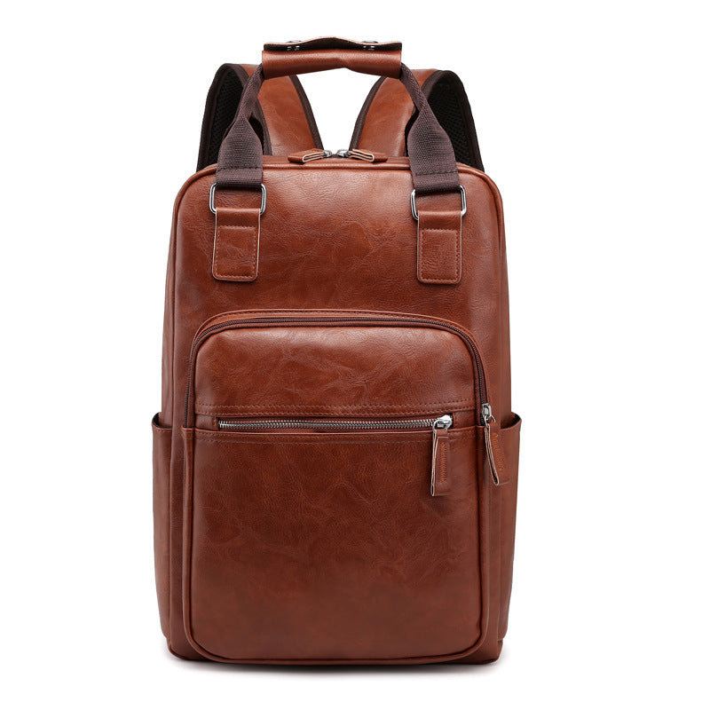 Men's Waterproof Commuter Inch Computer Large Capacity Leisure Backpack