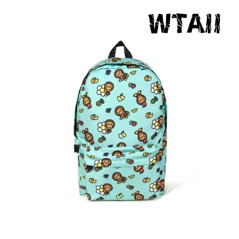 Printed Cartoon Cute Large Capacity Little Women's Backpack