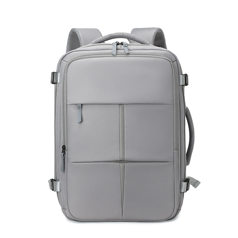 Business Elite Style Solid Color Chain Dry Backpacks