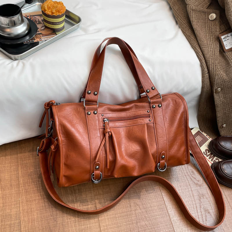 Large Capacity Commuter Female Winter Personality Trendy Tote Bag
