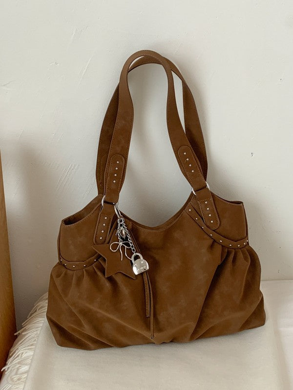 Women's Minority Simple Large Capacity Totes Commute Soft Shoulder Bags