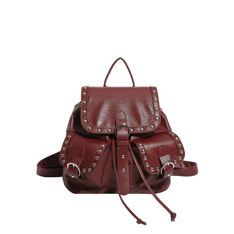 Fashion Studded High Sense Trendy Unique Large Capacity Women's Backpack