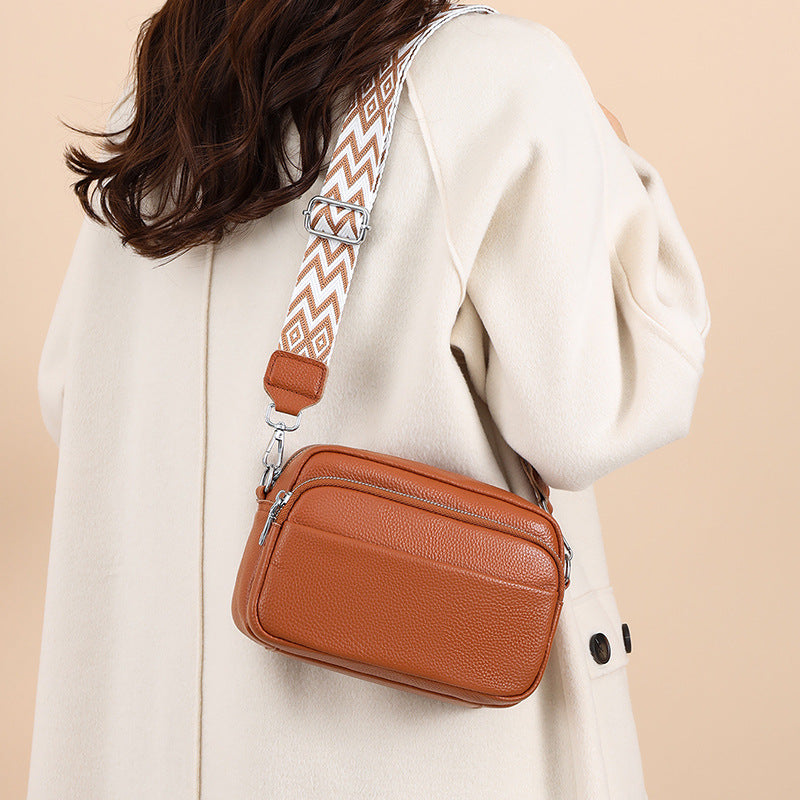 Women's Fashion Multilayer One Large Capacity Texture Women's Shoulder Bag