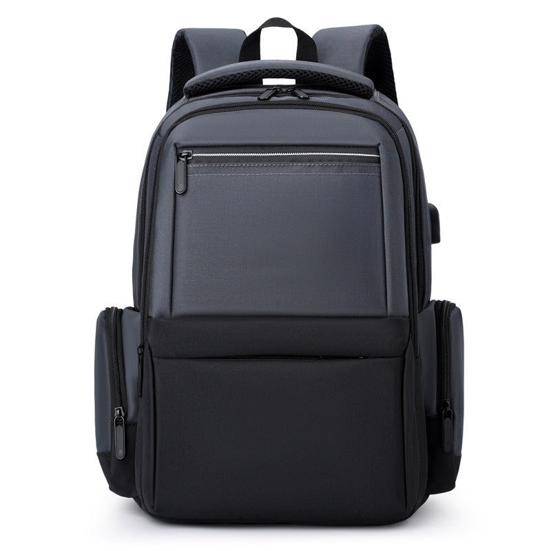 Men's Fashion Simple Business Large Capacity Computer Leisure Backpack