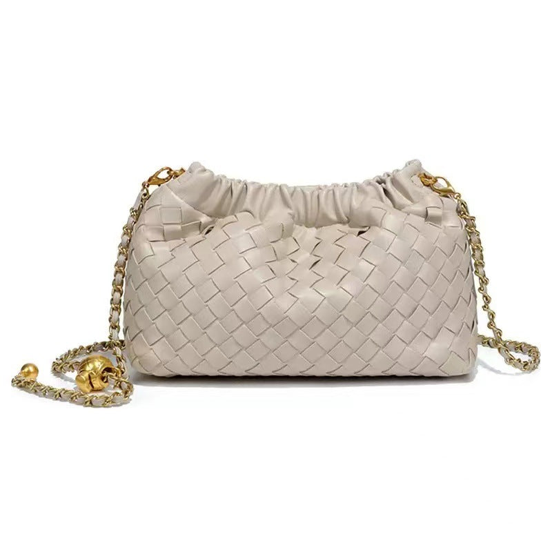 Metal Chain Cloud Hand-woven Fashion Simple Women's Shoulder Bag