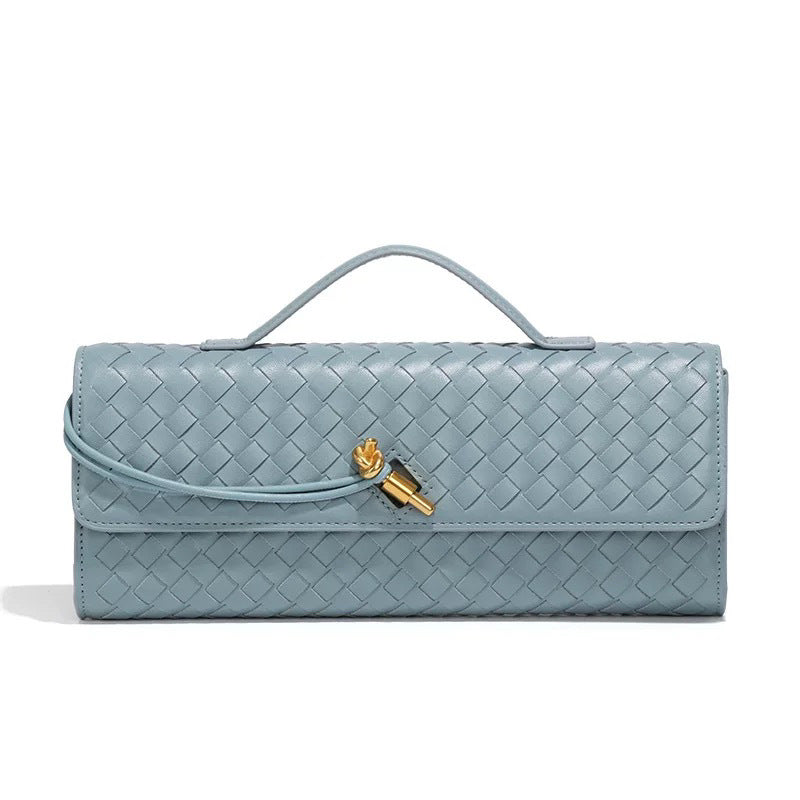 Woven Baguette Niche Advanced Horizontal Hand Holding Women's Shoulder Bag