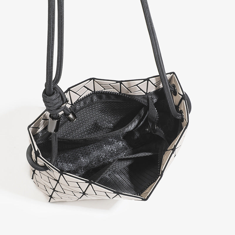 Women's Windmill Rhombus Geometric Underarm Trendy Bags