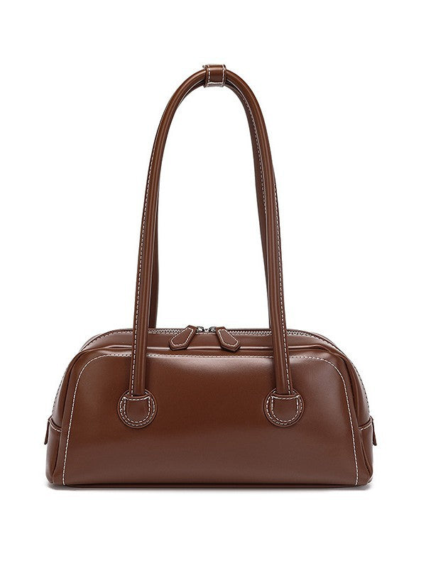 Women's Fashion Soft Surface Zipper Underarm High Women's Handbag
