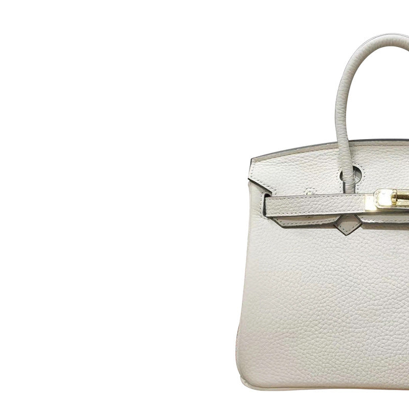 Women's First Layer Cowhide Texture Fashionable Korean Style Genuine Bags