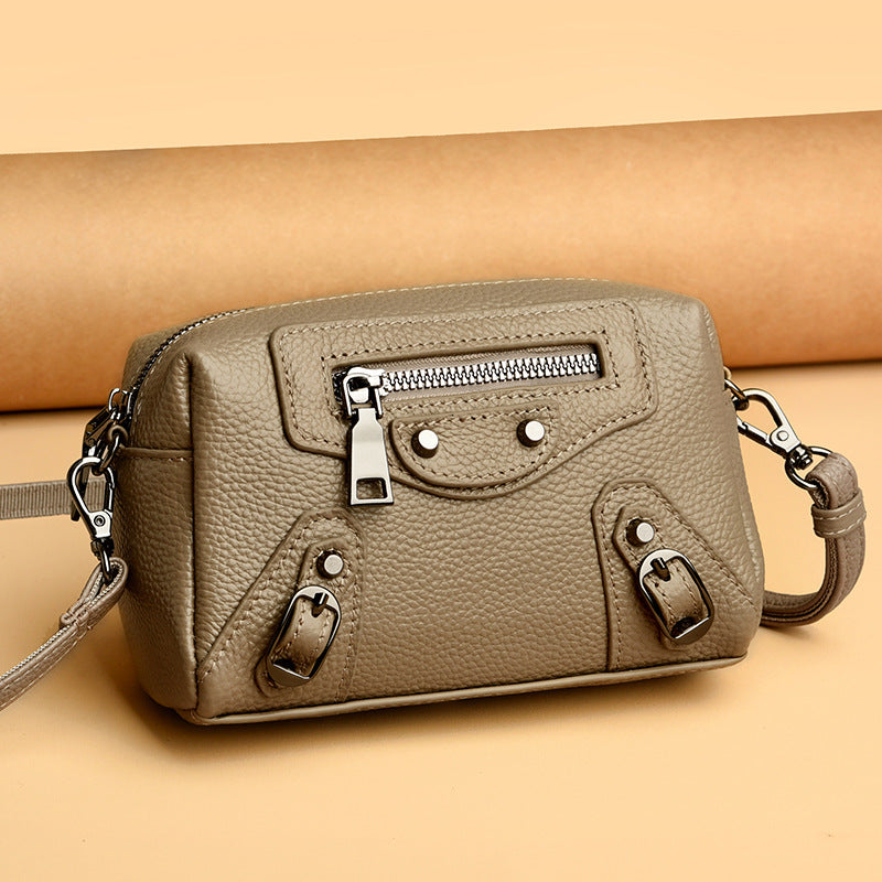 Women's Summer Genuine Leather Mobile Fashion Women's Shoulder Bag