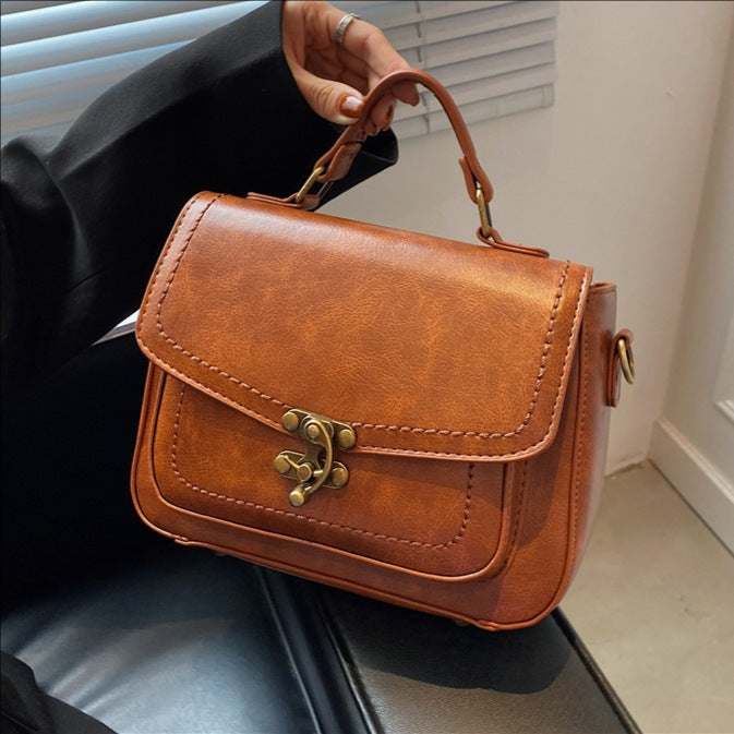 Women's Light Luxury Retro Popular One Simple Women's Messenger Bag
