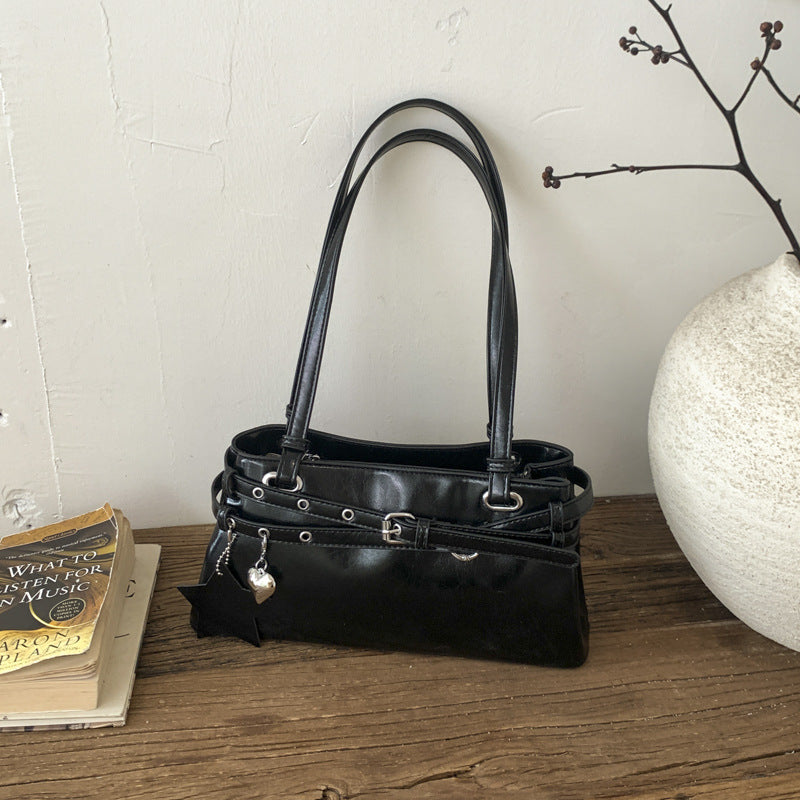 Women's Large Capacity Retro Springtide Korean Style Underarm Bag