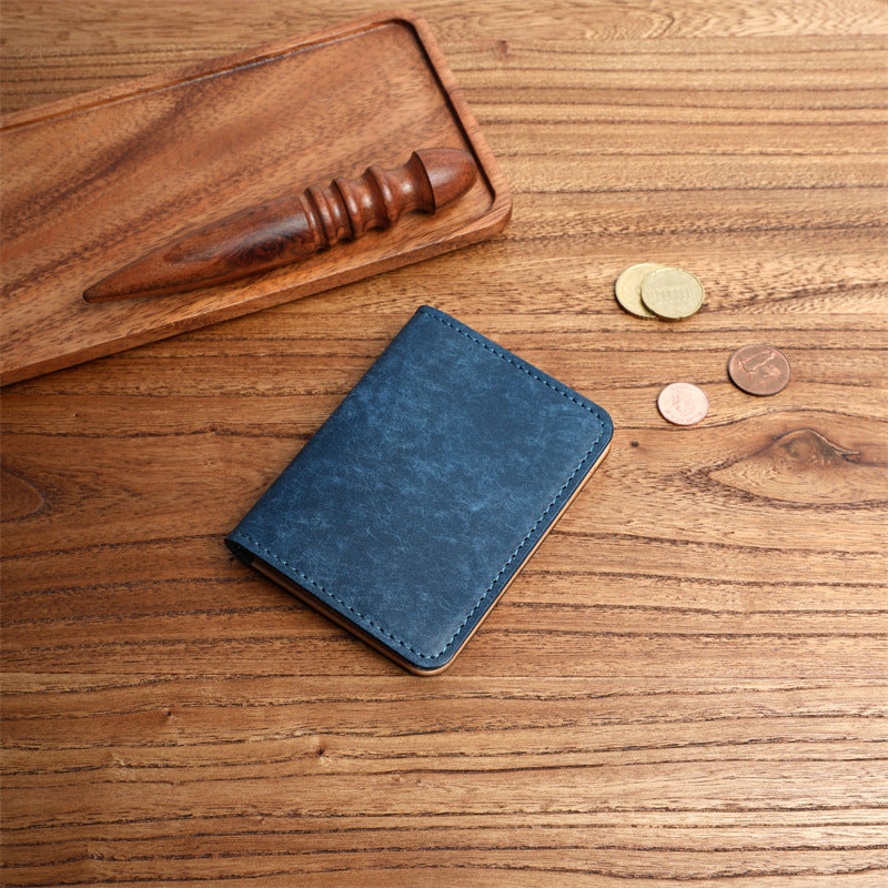 Men's Leather Cowhide Bank Driving License Versatile Card Pack Card Sleeve