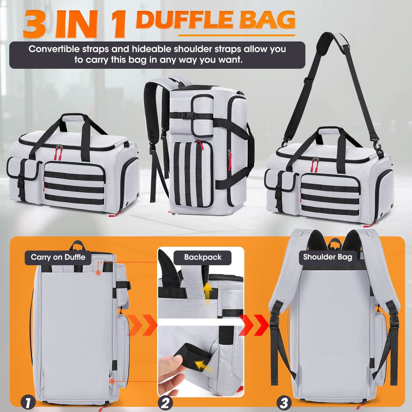 Carried Back Or Held In Hand Large Capacity Sports Backpacks