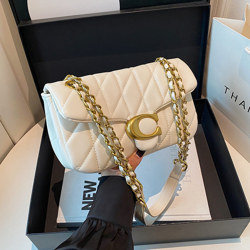 Creative Women's High-grade Rhombus Chain Fashionable Women's Messenger Bag