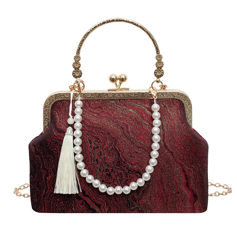 Women's Cheongsam Chinese Style Embroidery Portable Fashion Women's Shoulder Bag