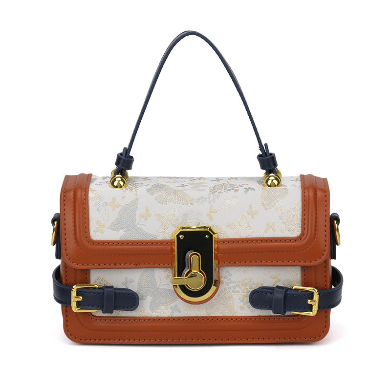 Versatile Fashion Trendy Niche High-grade Leather Small Square Bags